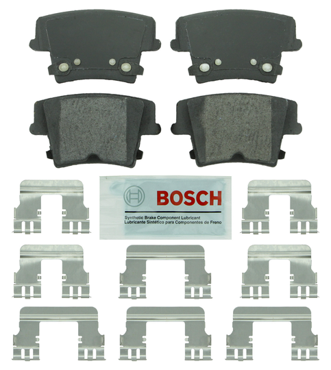 BE1057H Blue Semi-Metallic Brake Pads with Hardware Bosch Canada
