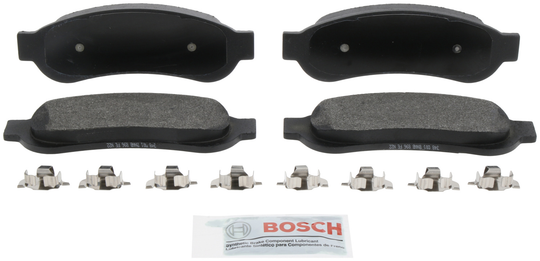 BE1067H Blue Semi-Metallic Brake Pads with Hardware Bosch Canada