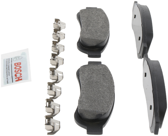 BE1067H Blue Semi-Metallic Brake Pads with Hardware Bosch Canada
