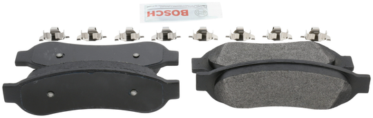 BE1067 Blue Semi-Metallic Brake Pads with Hardware Bosch Canada