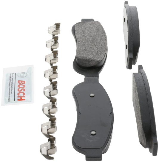 BE1067 Blue Semi-Metallic Brake Pads with Hardware Bosch Canada