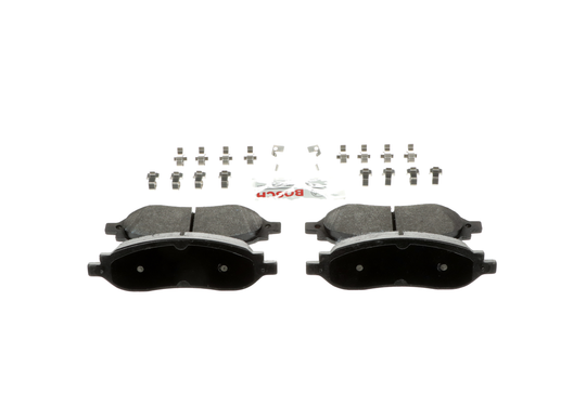 BE1068H Blue Semi-Metallic Brake Pads with Hardware Bosch Canada