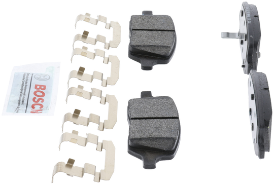 BE1093H Blue Semi-Metallic Brake Pads with Hardware Bosch Canada