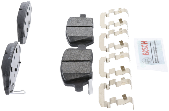 BE1093H Blue Semi-Metallic Brake Pads with Hardware Bosch Canada