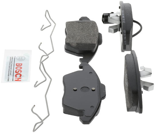BE1107H Blue Semi-Metallic Brake Pads with Hardware Bosch Canada