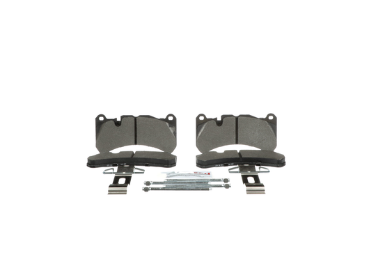 BE1116H Blue Semi-Metallic Brake Pads with Hardware Bosch Canada