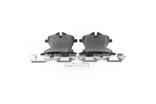 BE1204H Blue Semi-Metallic Brake Pads with Hardware Bosch Canada