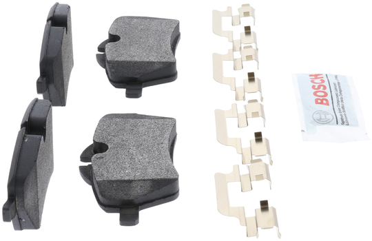 BE1204H Blue Semi-Metallic Brake Pads with Hardware Bosch Canada