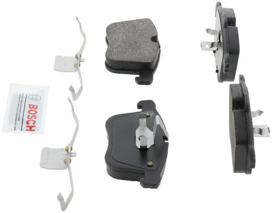 BE1257H Blue Semi-Metallic Brake Pads with Hardware Bosch Canada