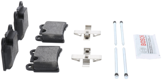 BE1277H Blue Semi-Metallic Brake Pads with Hardware Bosch Canada