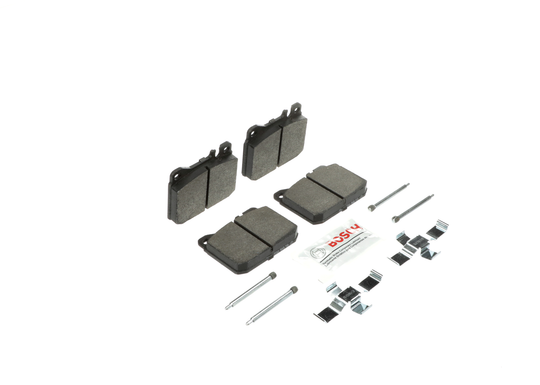 BE145H Blue Semi-Metallic Brake Pads with Hardware Bosch Canada