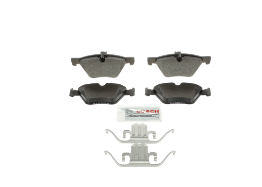 BE1504H Blue Semi-Metallic Brake Pads with Hardware Bosch Canada