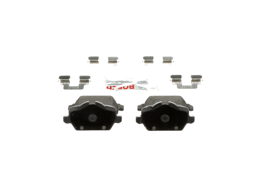 BE1554H Blue Semi-Metallic Brake Pads with Hardware Bosch Canada