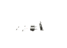 Load image into Gallery viewer, BE1562H Blue Semi-Metallic Brake Pads with Hardware Bosch Canada