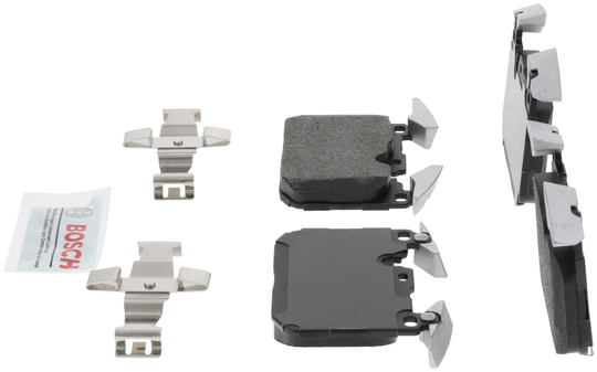BE1609H Blue Semi-Metallic Brake Pads with Hardware Bosch Canada