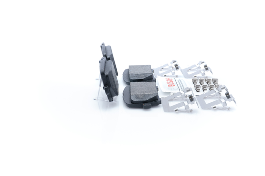 BE1766H Blue Semi-Metallic Brake Pads with Hardware Bosch Canada