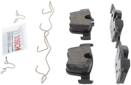 BE1938H Blue Semi-Metallic Brake Pads with Hardware Bosch Canada