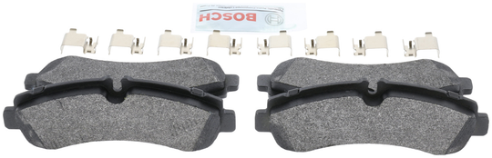 BE2281H Blue Semi-Metallic Brake Pads with Hardware Bosch Canada