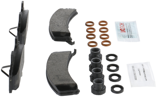 BE368H Blue Semi-Metallic Brake Pads with Hardware Bosch Canada