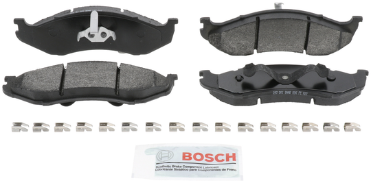BE477H Blue Semi-Metallic Brake Pads with Hardware Bosch Canada
