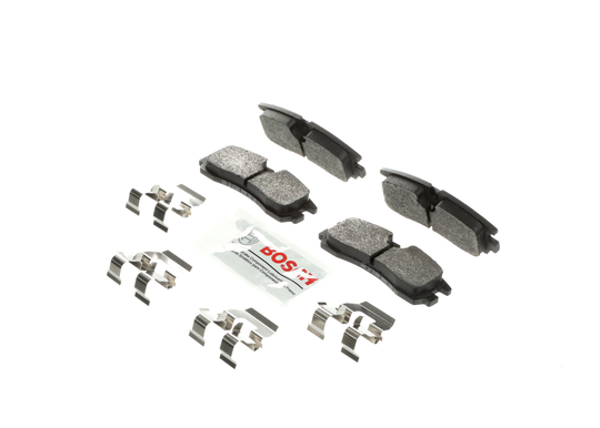 BE754H Blue Semi-Metallic Brake Pads with Hardware Bosch Canada