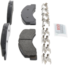 Load image into Gallery viewer, BE756H Blue Semi-Metallic Brake Pads with Hardware Bosch Canada