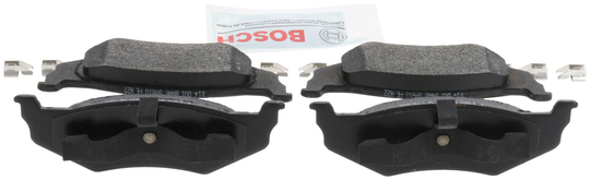 BE782H Blue Semi-Metallic Brake Pads with Hardware Bosch Canada