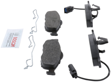 Load image into Gallery viewer, BE801H Blue Semi-Metallic Brake Pads with Hardware Bosch Canada