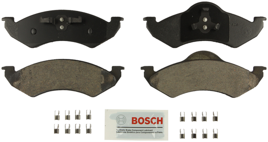 BE820H Blue Semi-Metallic Brake Pads with Hardware Bosch Canada