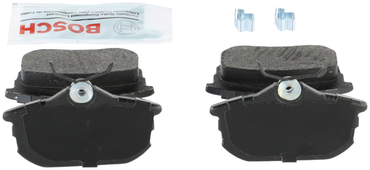 BE838H Blue Semi-Metallic Brake Pads with Hardware Bosch Canada