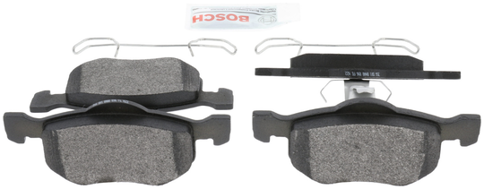 BE843H Blue Semi-Metallic Brake Pads with Hardware Bosch Canada