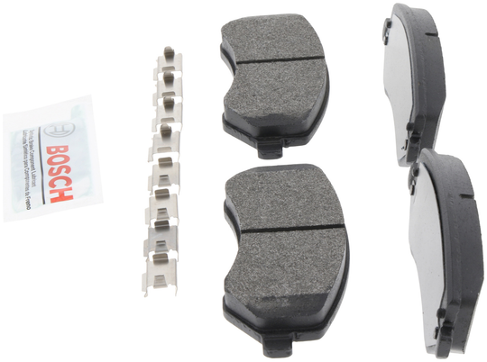 BE856AH Blue Semi-Metallic Brake Pads with Hardware Bosch Canada