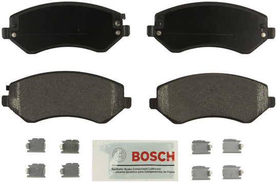 BE856H Blue Semi-Metallic Brake Pads with Hardware Bosch Canada