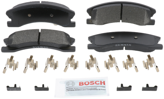 BE945H Blue Semi-Metallic Brake Pads with Hardware Bosch Canada