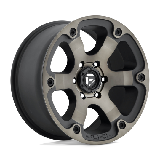 D56417908950 - Fuel Off-Road D564 Beast 17X9 6X135 ET 1mm Matte Black Double Dark Tint - Fuel Off-Road Wheels Canada