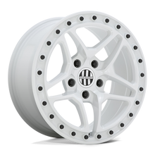 Load image into Gallery viewer, 1880BRG105130W71 - Victor Equipment Berg 18X8 5X130  10mm Gloss White With Black Bolts - Victor Equipment Wheels Canada