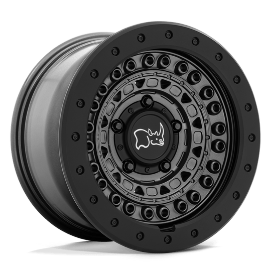 2090BCD106135G87 - Black Rhino Barricade 20X9 6X135  10mm Gun Black With Black Rock Guard - Black Rhino Wheels Canada