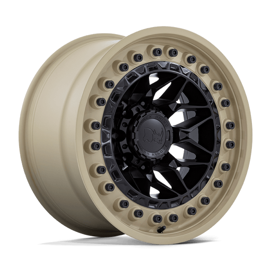 BR008MD17906300 - Black Rhino Alpha 17X9 6X135  0mm Matte Black With Sand Lip - Black Rhino Wheels Canada
