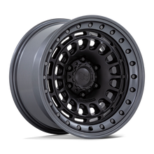 Load image into Gallery viewer, BR014MA17906412N - Black Rhino BR014 Sahara 17X9 6X114.3 -12mm Matte Black W Gunmetal Lip - Black Rhino Wheels Canada