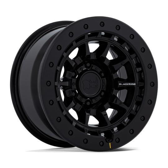 BR016BX17856810N - Black Rhino BR016 Tusk 17X8.5 6X139.7 -10mm Gloss Black - Black Rhino Wheels Canada