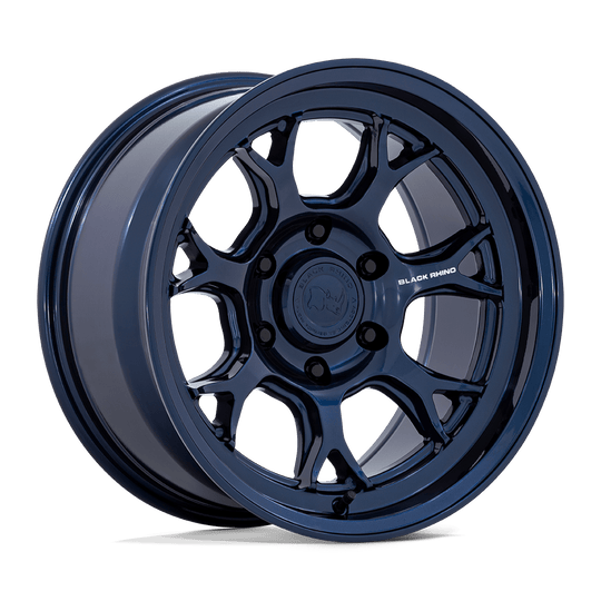 BR017LX17856410N - Black Rhino BR017 Etosha 17X8.5 6X114.3 ET -10mm Gloss Midnight Blue - Black Rhino Wheels Canada