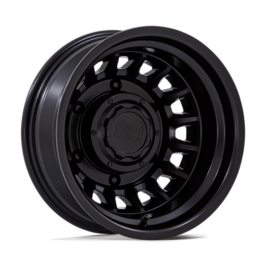 BR019MX16606B130N - Black Rhino BR019 Aliso Dually 16X6 6X205 ET -130mm Matte Black - Black Rhino Wheels Canada