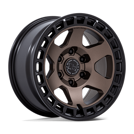 BR022ZB17856810N - Black Rhino BR022 Bahari 17X8.5 6X139.7 ET -10mm Burnt Bronze With Matte Black Lip - Black Rhino Wheels Canada