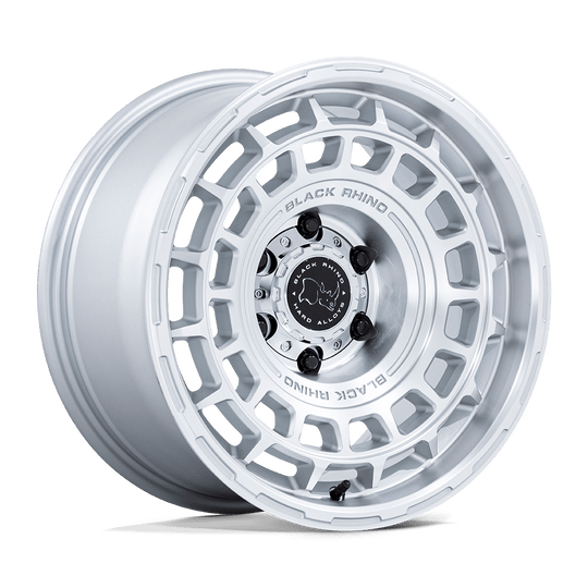 BR024SD17856325 - Black Rhino BR024 Awol 17X8.5 6X135 ET 25mm Silver With Machined Face - Black Rhino Wheels Canada