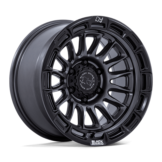 BR025AB17856310 - Black Rhino BR025 Rival 17X8.5 6X135 ET 10mm Matte Gunmetal With Matte Black Lip - Black Rhino Wheels Canada