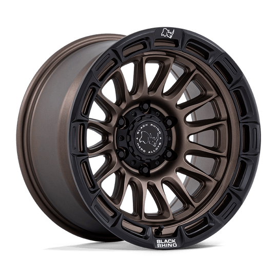 BR025ZB17905012N - Black Rhino BR025 Rival 17X9 5X127 ET -12mm Burnt Bronze With Matte Black Lip - Black Rhino Wheels Canada