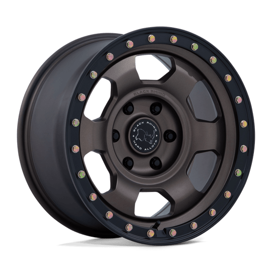 BR029ZB17856825 - Black Rhino BR029 Trooper 17X8.5 6X139.7 ET 25mm Burnt Bronze With Matte Black Lip - Black Rhino Wheels Canada