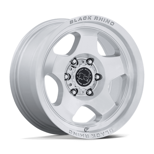 BR031SD17804520 - Black Rhino BR031 Sol 17X8 5X108 ET 20mm Gloss Silver With Machined Face - Black Rhino Wheels Canada