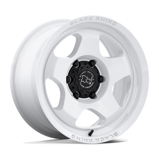 BR031WX17804220 - Black Rhino BR031 Sol 17X8 5X110 ET 20mm Gloss White - Black Rhino Wheels Canada