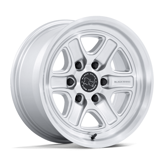 BR032SD17856800 - Black Rhino BR032 Echo 17X8.5 6X139.7 ET 0mm Gloss Silver With Machined Face - Black Rhino Wheels Canada